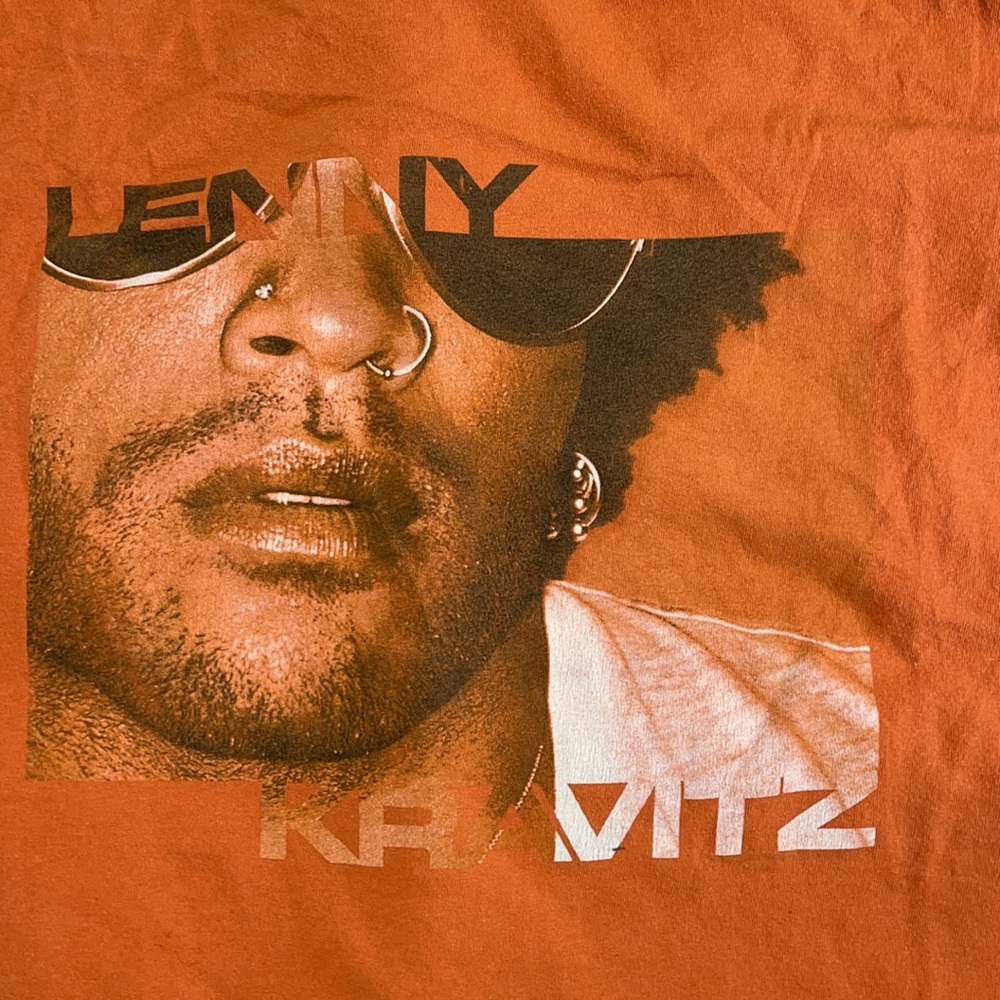 Vintage Lenny kravitz tour 2002 tee shirt size XL